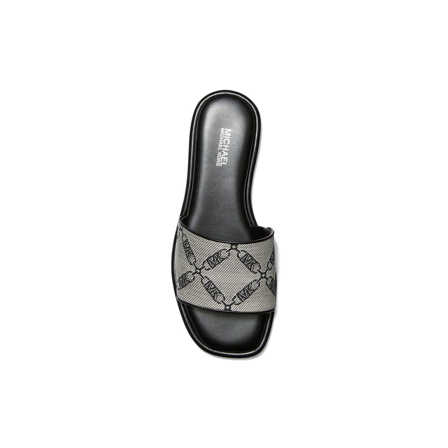Michael Kors Hayworth Slide Natural/Black 8 M