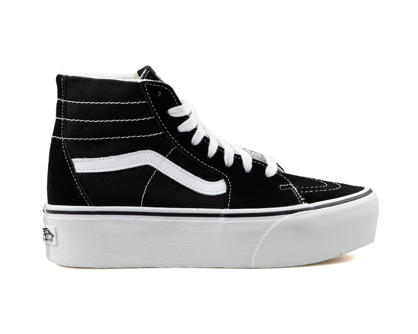 Vans Mens Sk8-Hi Tapered Suede High Top Skateboarding Shoes B/W 5.5 Medium (D)