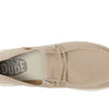 HEYDUDE Women's Wendy Halo Slip On Shoe, Beige Size 6 | Lightweight Casual Loafer with Elastic Laces and Removable Foam Insole