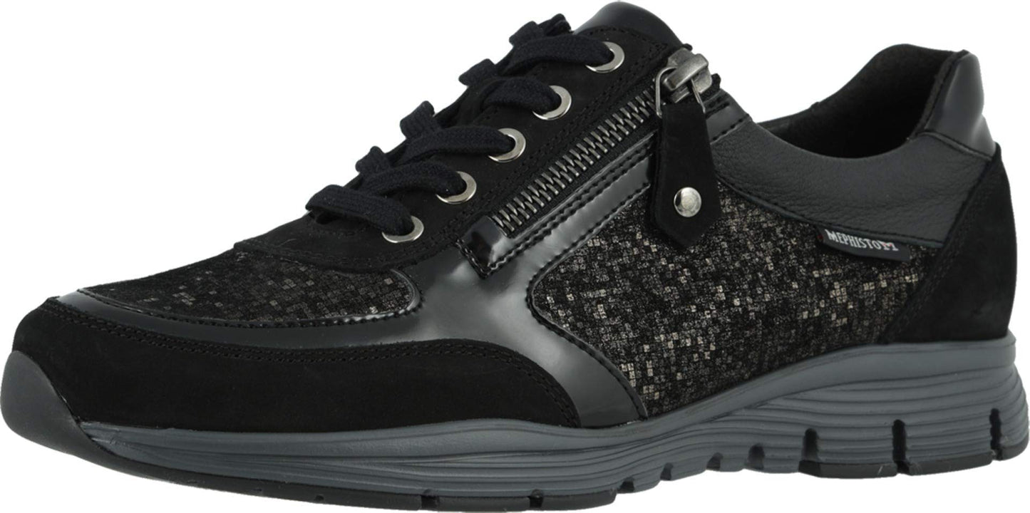 Mephisto Ylona Black Bucksoft/Ch/Magic Nero EU 36 (US Women's 6) B (M)