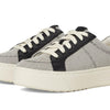 Cole Haan Womens Grandpro Max Platform Sneaker Ivory Canvas/Black Leather 9.5 Medium