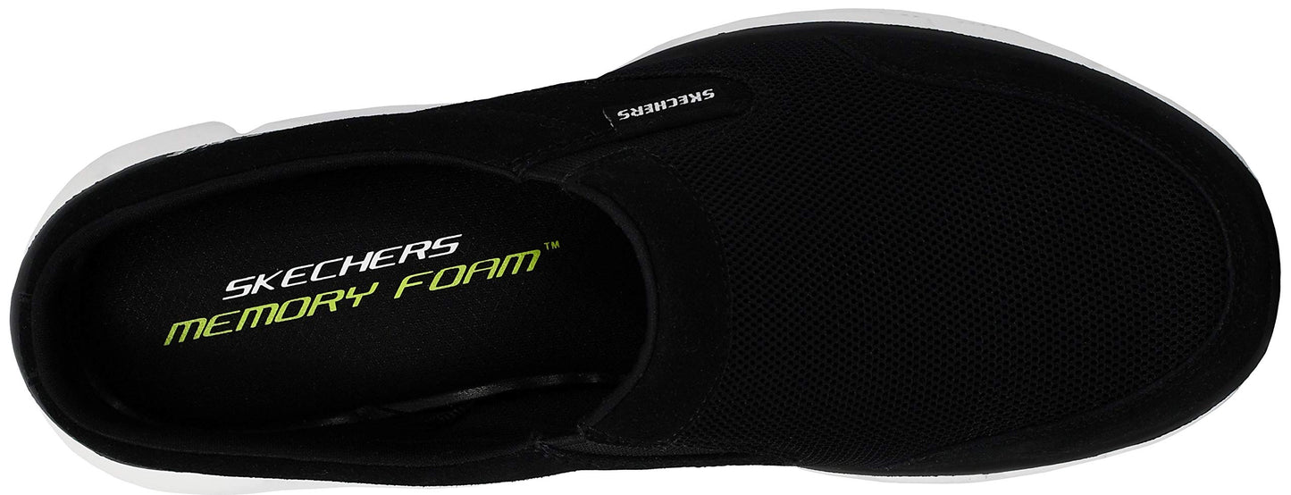 Skechers Sport Men's Equalizer Coast to Coast Mule, Black/White, 8.5 M US
