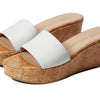Stuart Weitzman Womens Summer Wedge White 8.5 B