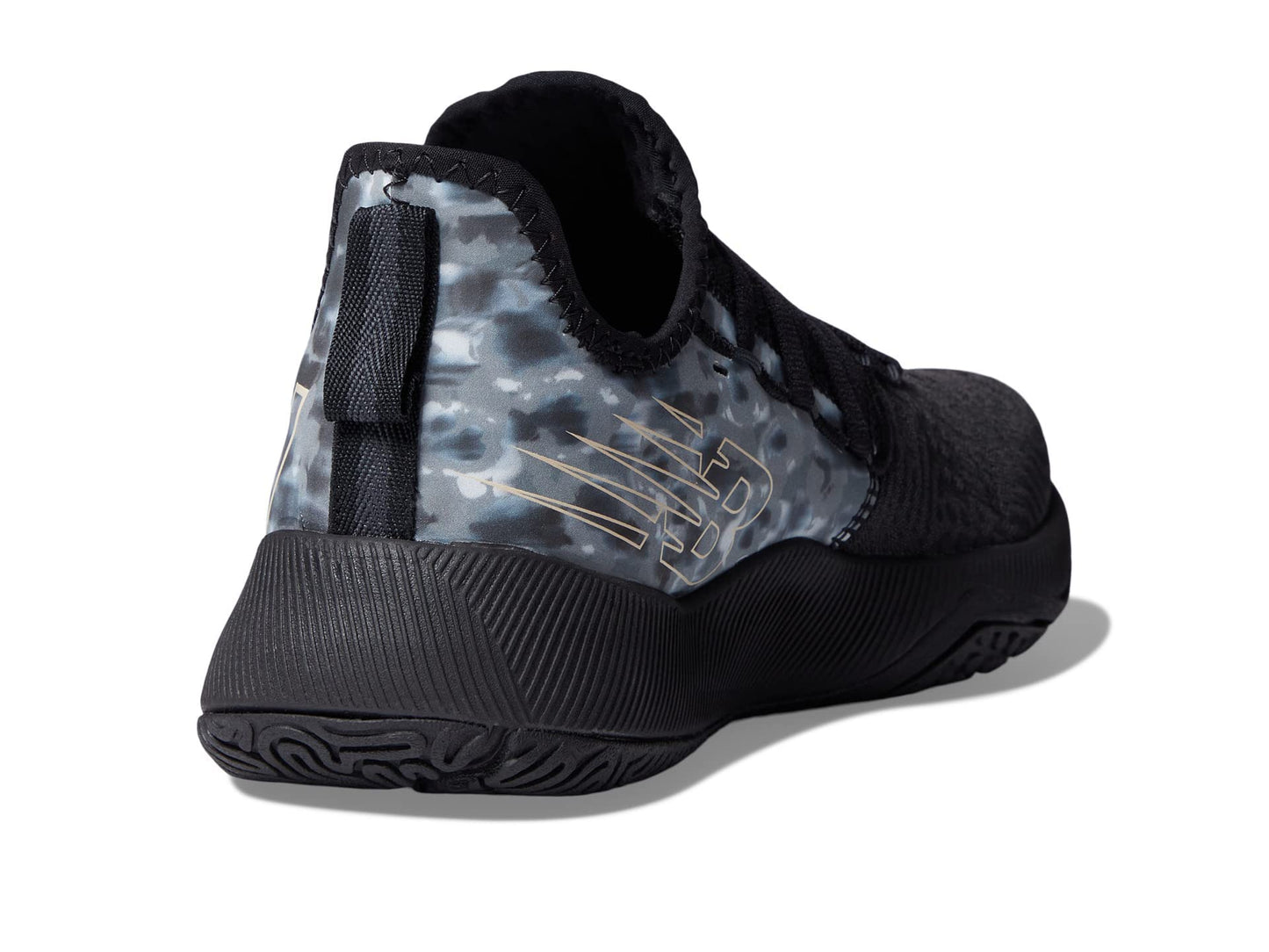 New Balance Women's FuelCell 100 V1 Cross Trainer, Black/Rose Gold Metallic, 7 Wide US