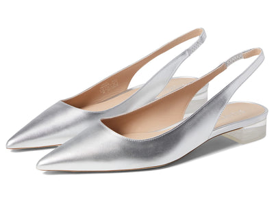 Stuart Weitzman Stuart Lucite Slingback Silver 9 B