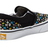 Vans Women's Kid Classic Slip-On (Little Kid), Ditsy Floral Black/Multi, 10.5 Medium