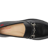 Marc Joseph New York Nancy LN - Shoes for Women - Signature Resin Bit Buckle - Arch Support - Leather Upper Black Nappa 8.5 M