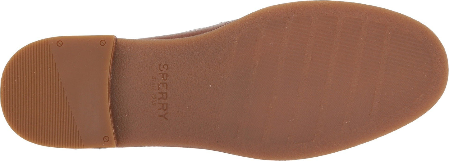 Sperry Womens Seaport Penny Loafer, Tan, 8