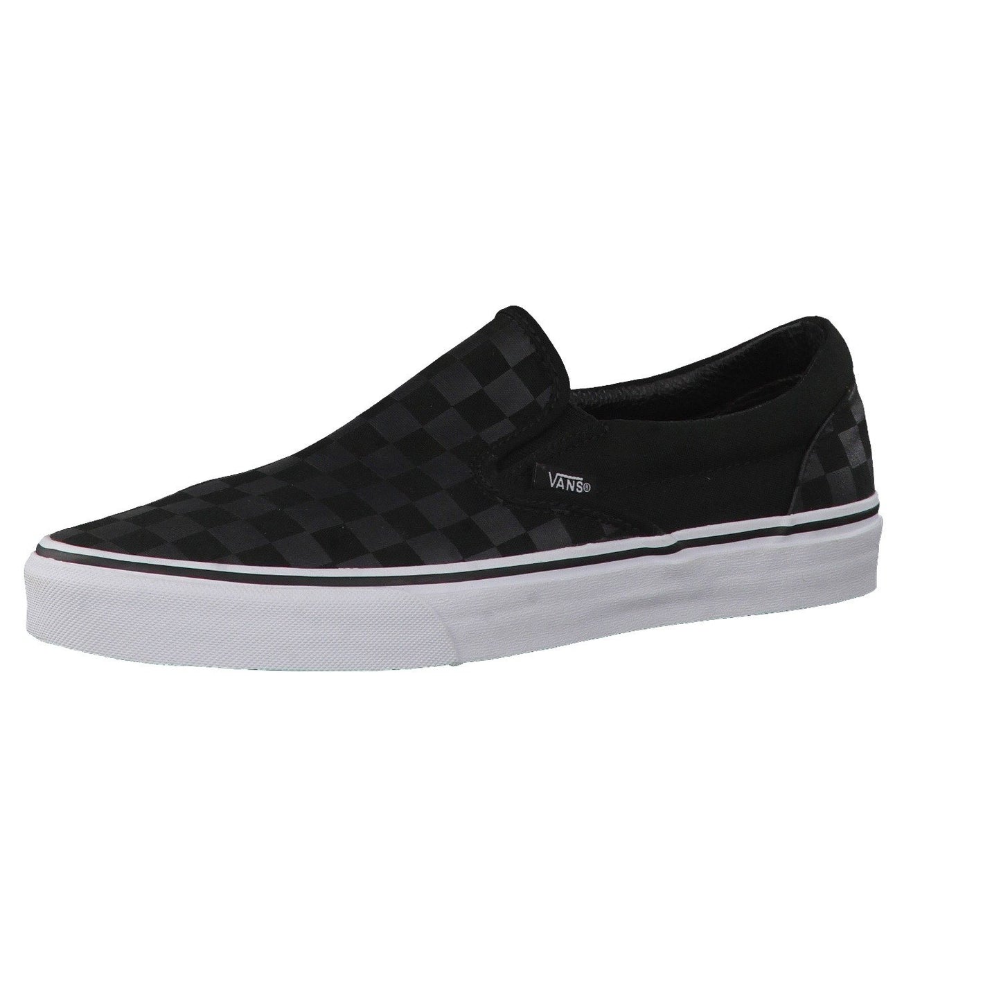 Vans Classic, Unisex-Adults' Slip-On Shoes, Black/Checkerboard, 9.5 UK