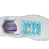 Skechers Women's Uno Lite - Lovely Luv 314976L (Little Kid/Big Kid) White/Pink/Turquoise 13 Medium