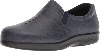 SAS Viva Slip-On Comfort Loafer - Shoes for Women - Leather Uppers - Cushioned Collar - Breathable Linings Blueberry 9.5 M - Medium (B)