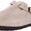 Taupe Suede Boston Clog by Birkenstock