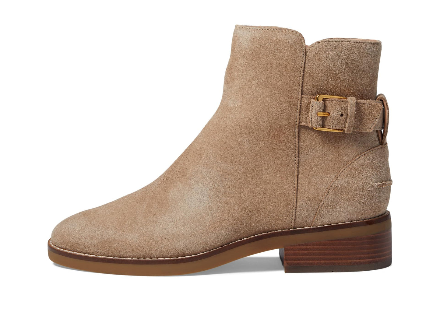 Cole Haan Womens Hampshire Bootie, Dark Latte Suede, 7-C US