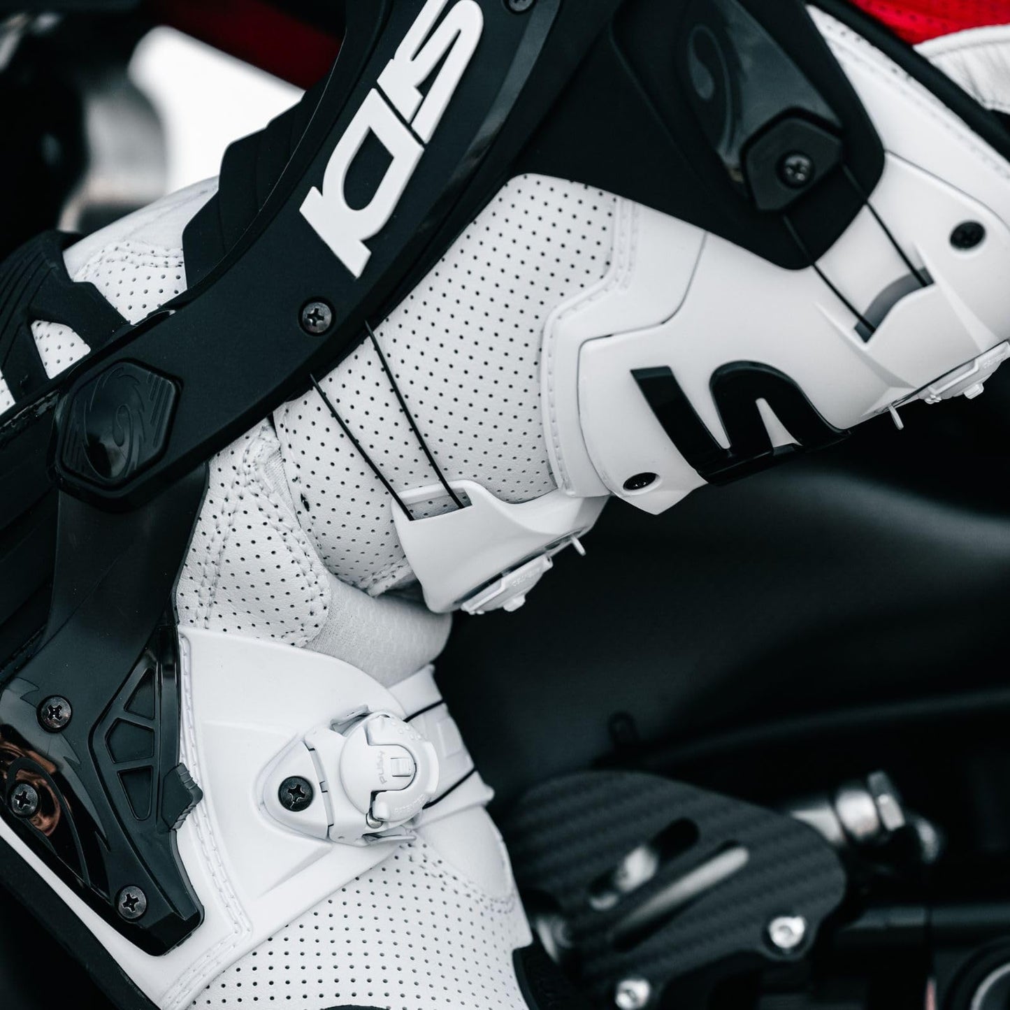 SIDI REX AIR BOOTS BLACK RED 44