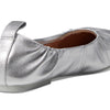 Cole Haan York Soft Ballet Silver Metallic Leather 10.5 B (M)