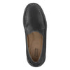 Johnston & Murphy® Locklin Venetian Shoes for Kids – Leather Upper, Footbed, and Lining – Elastic Goring Black Leather 1.5 Little Kid M