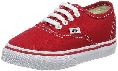 Vans Unisex AUTHENTIC Sneakers, Red, 5 M US Toddler