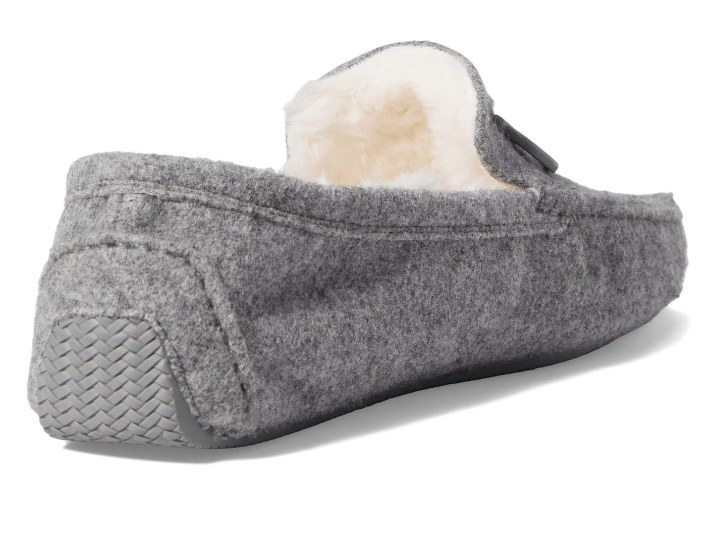 Cole Haan Tully Driver Grey Wool/Natural Shearling 9.5 B (M)