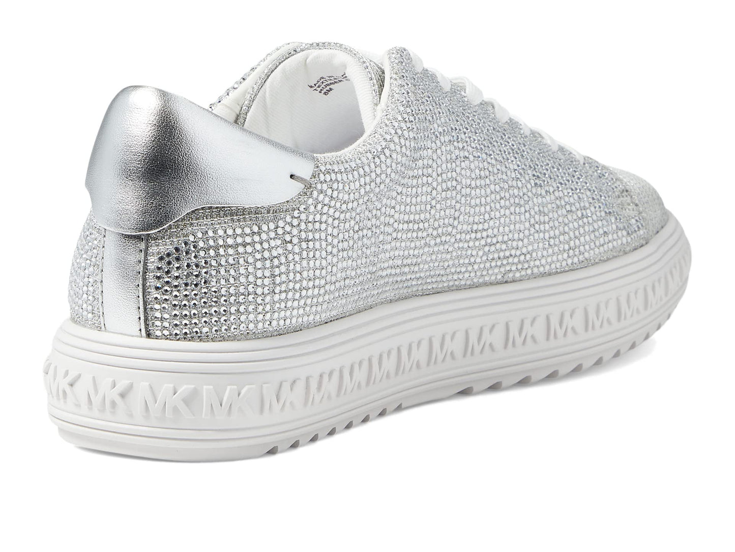 Michael Kors Grove Lace-Up Silver 6.5 M