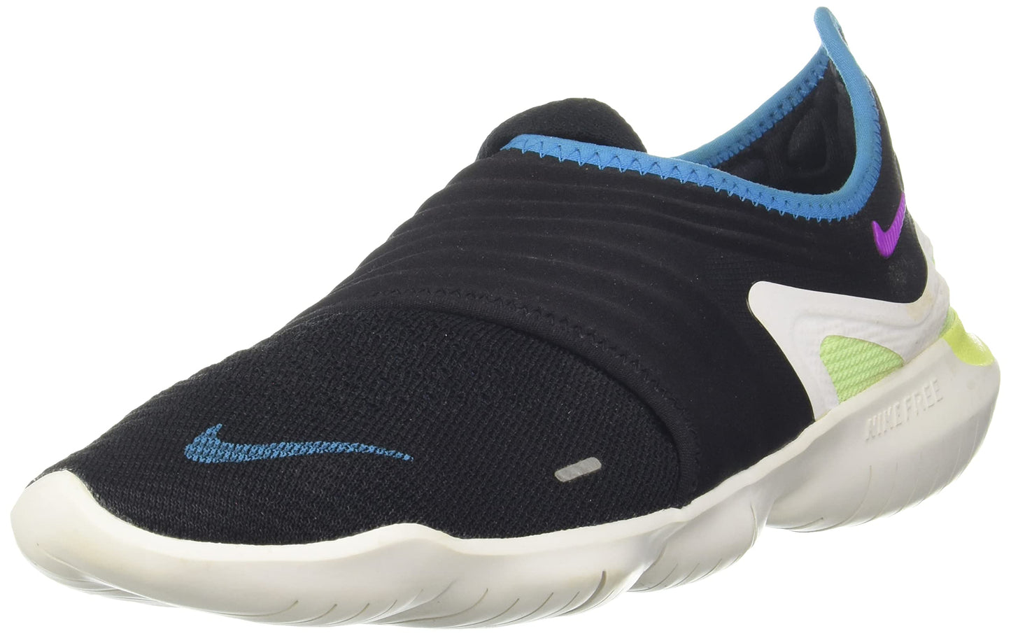Nike Men's Free Rn Flyknit 3.0 Black/Hyper Violet Low Top Mesh Running - 9.5M