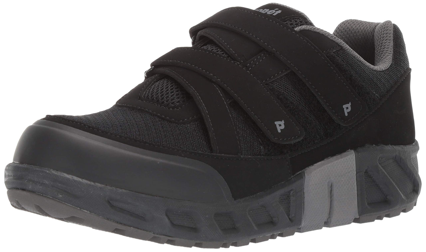 Propet Matilda Strap Women's Wellness Shoe Black/grey - 6 Medium