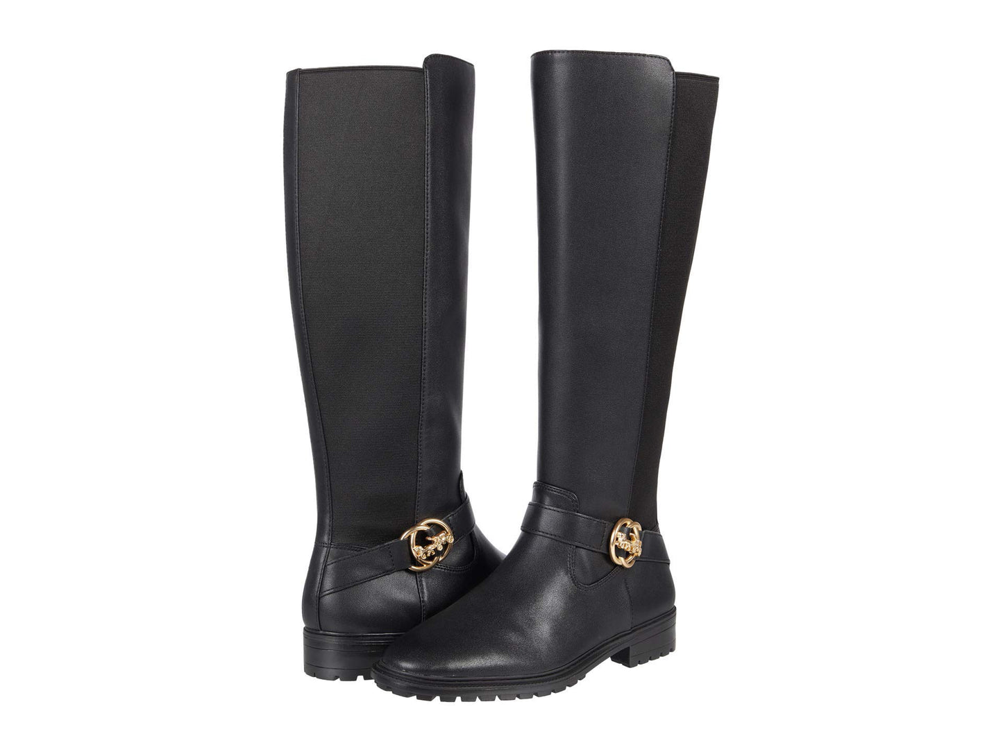 Coach Farrah Leather Boot Black 5 B (M)