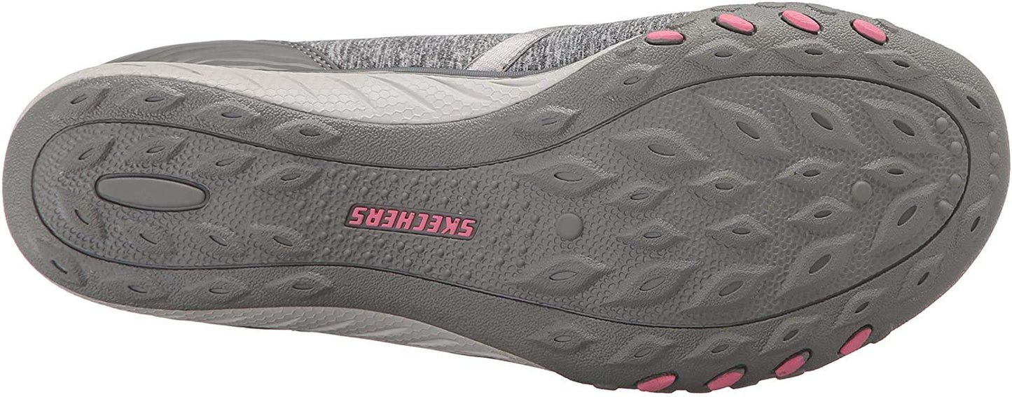 Skechers Women's Good Life Fashion Sneaker Grey/Pink 8.5 Wide