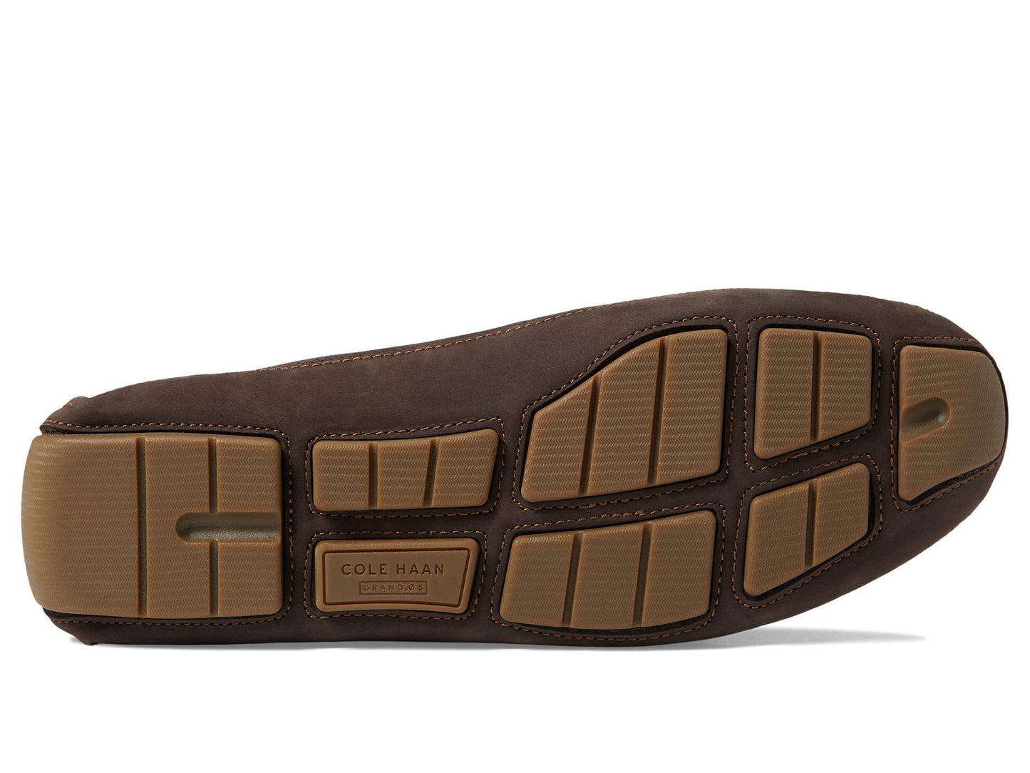 Cole Haan Wyatt Bit Driver Dark Chocolate Nubuck Perf/Gum 10 D (M)