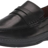 Florsheim Central Moc Toe Penny Leather Black Smooth Leather 10.5 M (D)