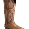 ARIAT Women's Heritage Elastic Calf Western Boot Round Toe Black 6 M US