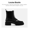 CX024 BLK 8 B Louisa LTHR Bootie Black 8 B