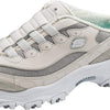Skechers Women's D'Lites - Resilient Mule Slip-On Sneaker, White/Vapor/Silver, 11 W US