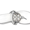 Tory Burch Womens Miller Wedge 25MM Silver 9 Medium