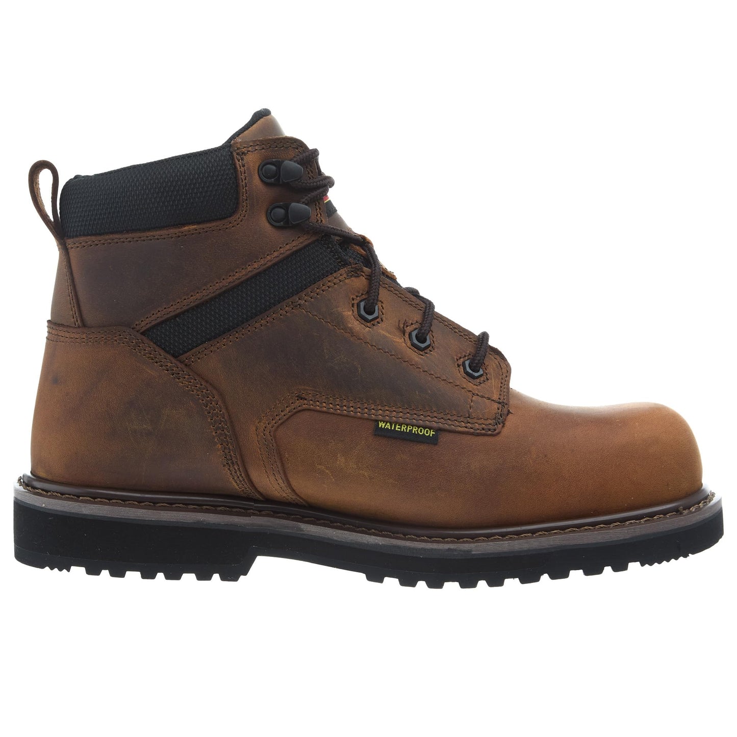 Thorogood Job-Site Series 6" Composite Safety Toe Waterproof Leather Work Boots for Men with Slip-Resistant Outsole, 11