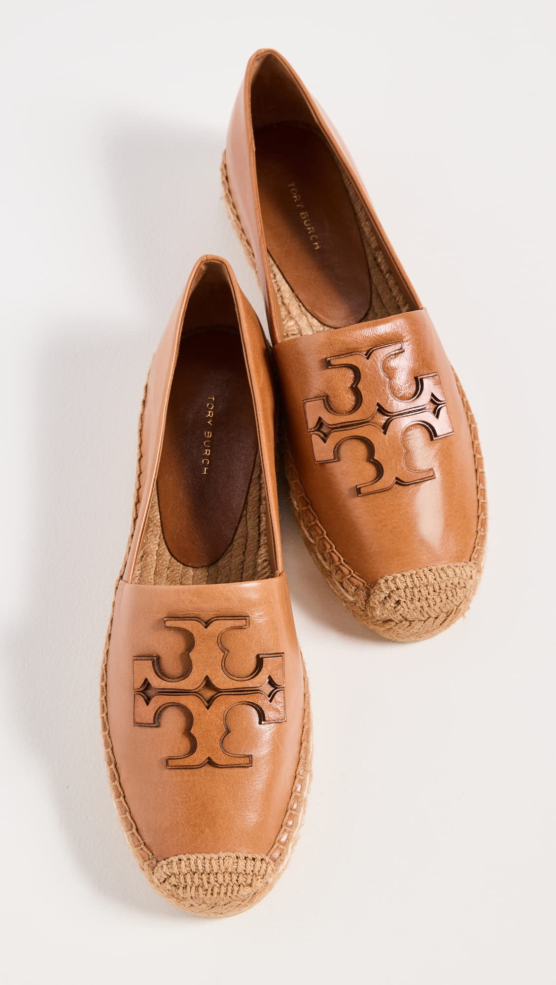 Tory Burch Women's INES Platform Espadrilles, Tan, 8.5 Medium US