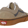 Vans Men's Old Skool Sneaker, (Gum) Timber Wolf/Black, Size 5.5