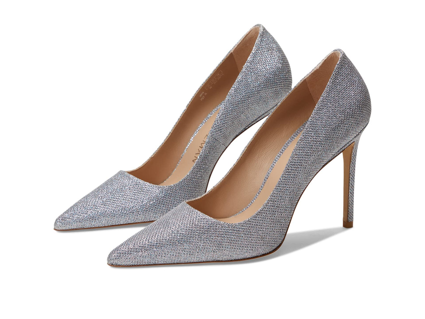 Stuart Weitzman Stuart 100 Pump Silver 8 B
