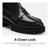 CX024 BLK 8 B Louisa LTHR Bootie Black 8 B