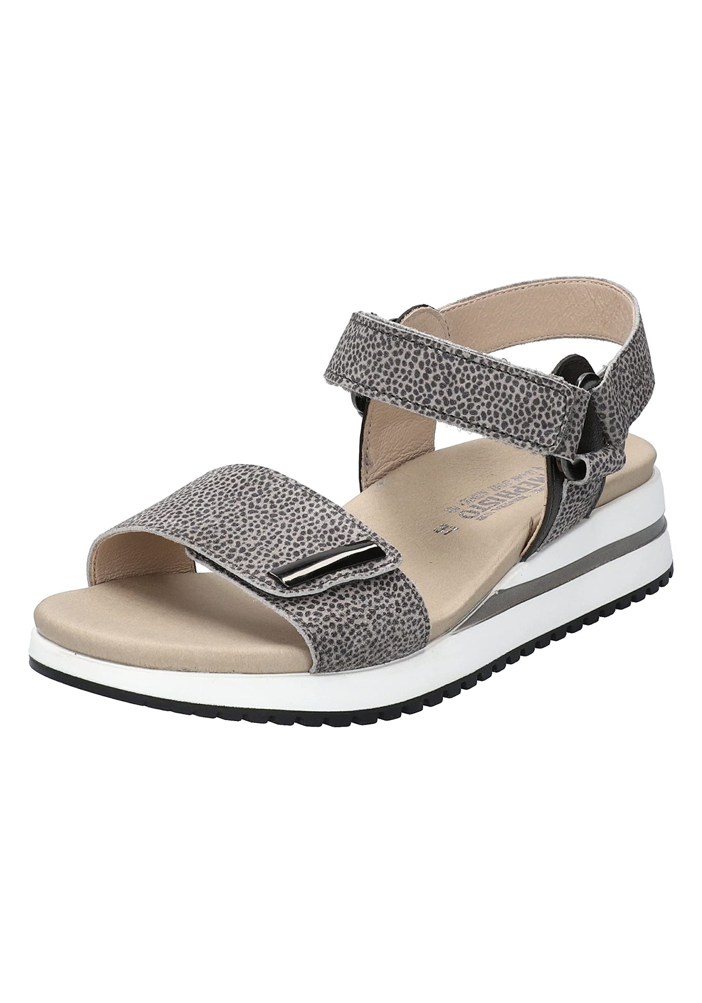 Mephisto Women's Jeanie Sandal, Grey Beluga, 7