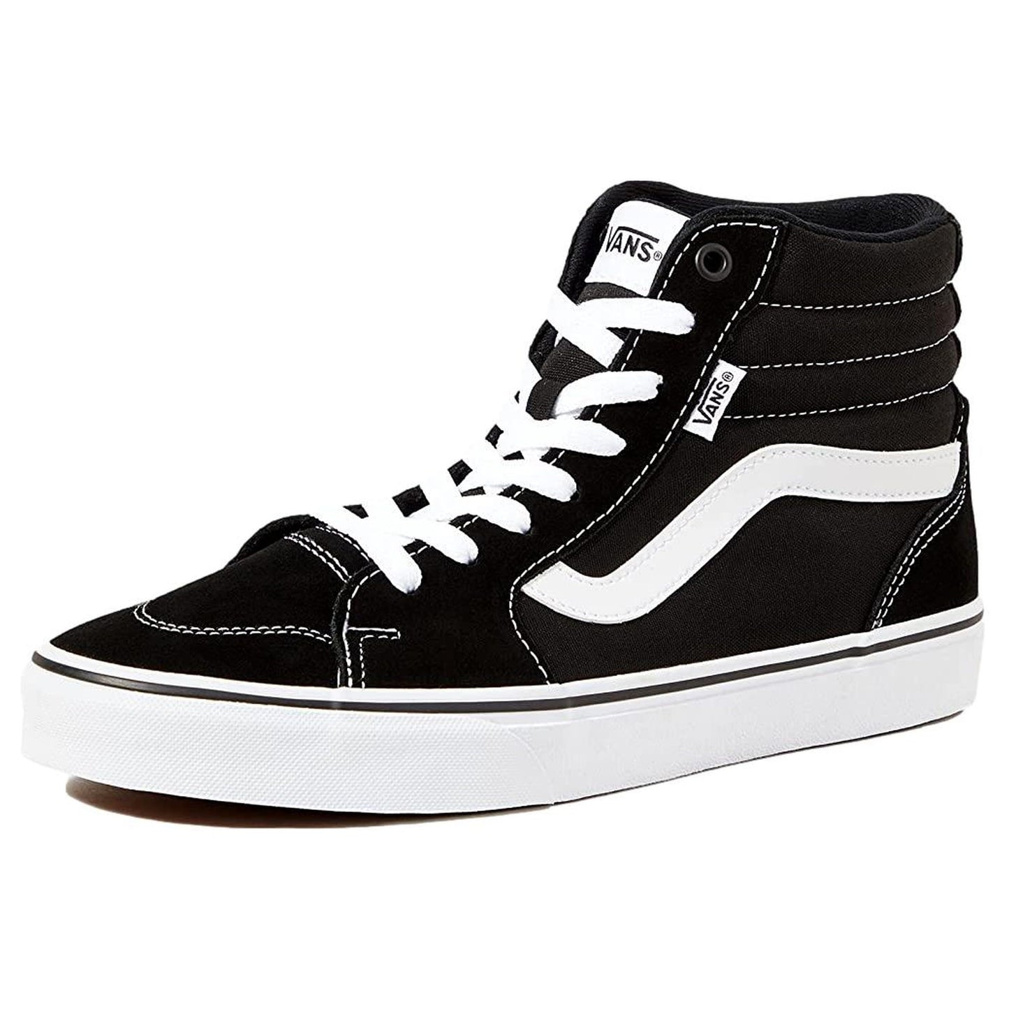 Vans Damen Filmore Hi Sneaker, Suede Canvas Black White, 6 US
