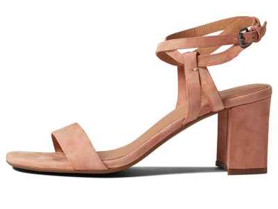 Madewell The Loli Ankle-Strap Sandal in Suede Ground Clay 6.5 M