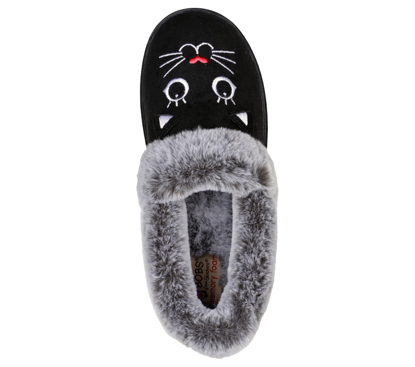 Skechers Women's Too Cozy-Meow Pajamas Slipper, Black, 7