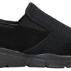 Skechers mens Equalizer Persistent Ballet Flat, Black, 7.5 US