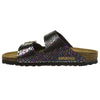Birkenstock Unisex Arizona Shiny Snake Black Multi Birko-flor Sandals - 7-7.5 B(M) US Women
