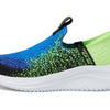 Skechers Kids Boys Ultra Flex 3.0 Sneaker, Black/Blue/Lime, 13, Little Kid