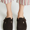 Birkenstock Unisex Arizona Soft Footbed Sandal, Mocha Suede, 45 M EU / 12-12.5 D(M) US