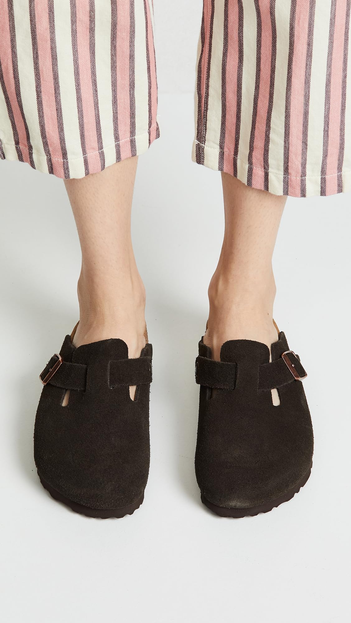Birkenstock Unisex Arizona Soft Footbed Sandal, Mocha Suede, 45 M EU / 12-12.5 D(M) US
