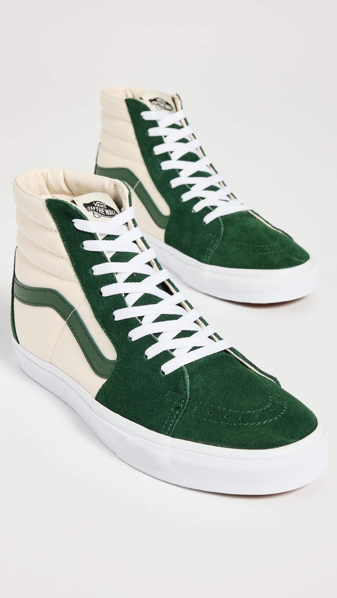Vans Men's U SK8-HI Sneakers, Mountain View, Green, 11.5 Medium US