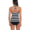 Lauren Ralph Lauren Resort Stripe Bandini Top Black White 6
