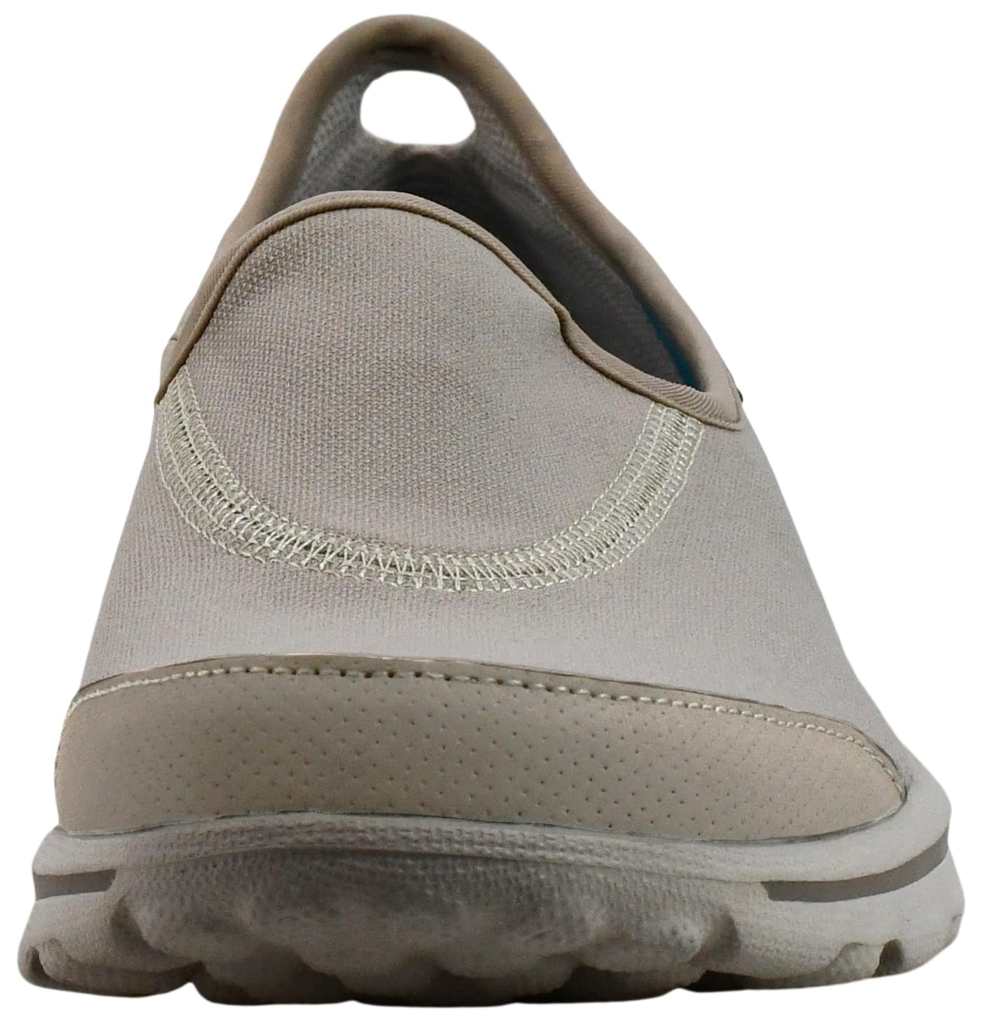 Skechers Women's Go Walk Original Slip-On Walking Shoes, Natural, 6.5 W US